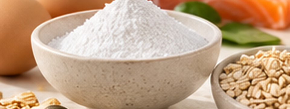 Illustrative Darstellung von L-Methionin als Aminosäure mit Struktur- und Lebensmittelbezug