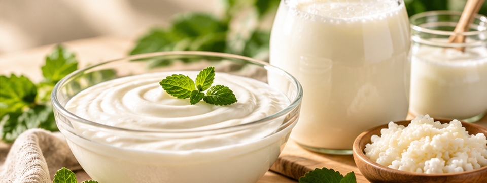 Fermentierte Milchprodukte als illustrative Umgebung für Milchsäurebakterien
