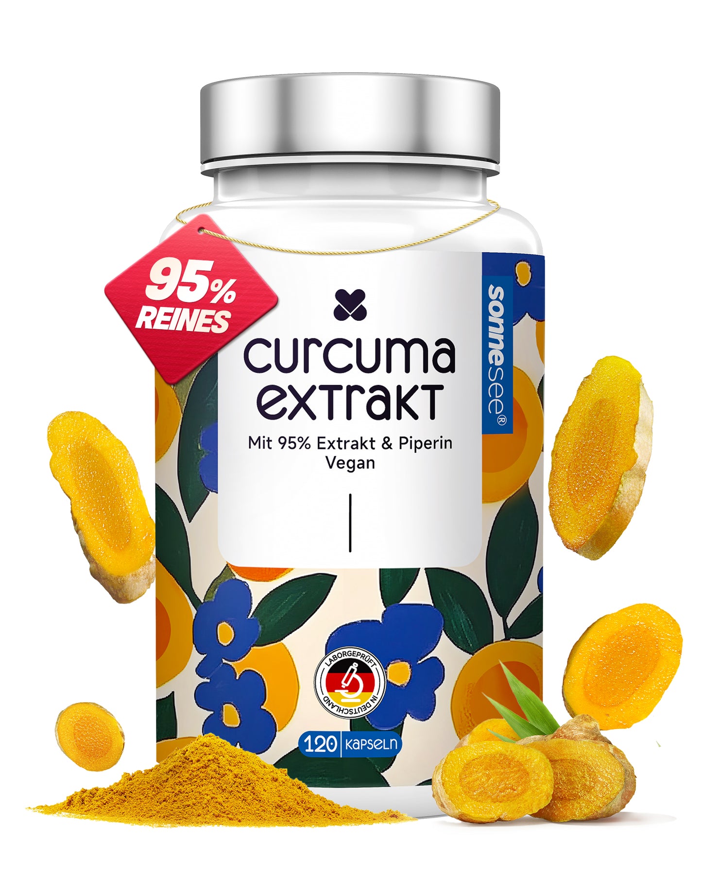 Curcuma Extrakt 120 Kapseln Hochdosiert