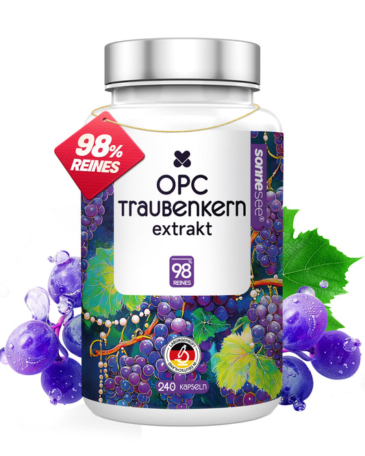 240 OPC Kapseln – Aus europäischen Premium-Traubenkernen