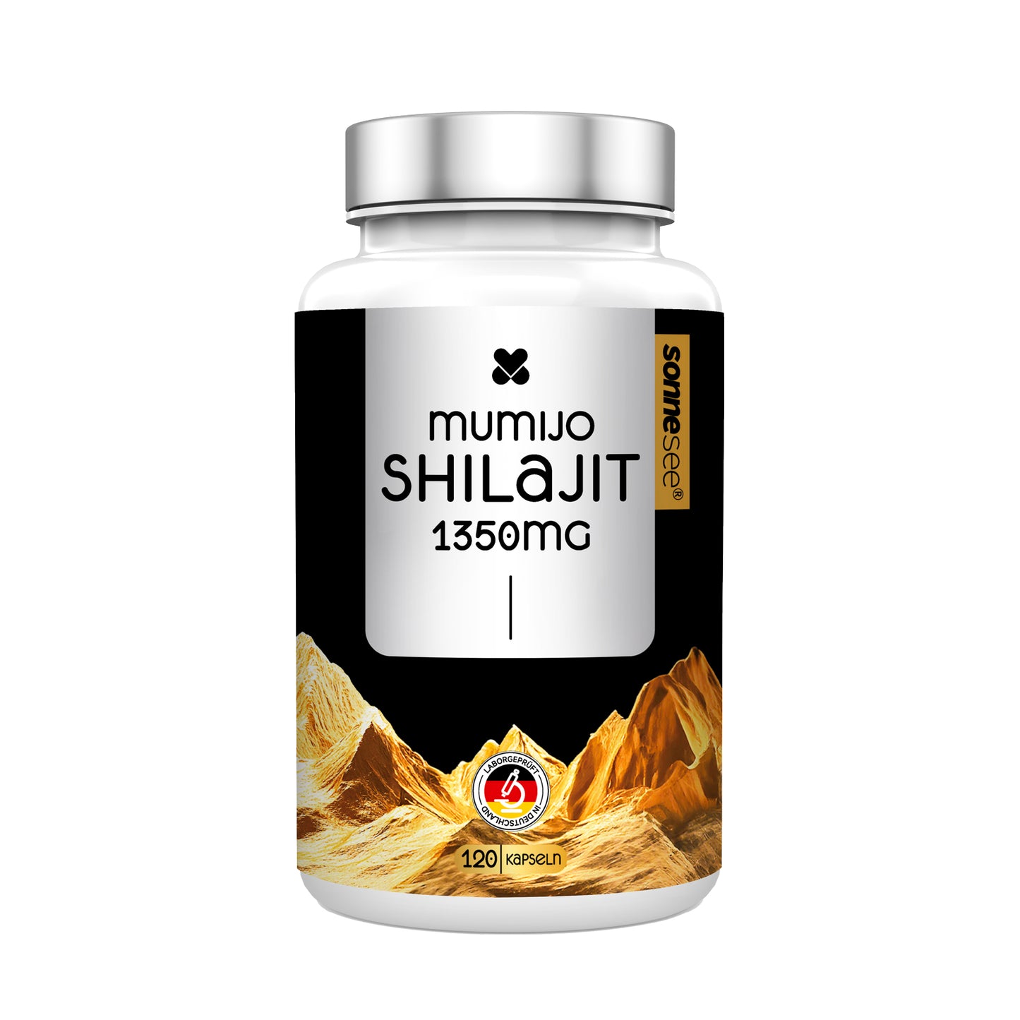 Sonnesee Shilajit – 1350 mg Hochdosiert pro Portion | Vegan & Laborgeprüft