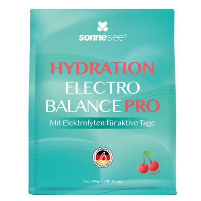 Sonnesee Elektrolyte Pulver   – 30 Sticks | Zuckerfrei | Mit Natrium, Kalium & Magnesium | Elektrolyt Getränkepulver für tägliche Hydration | Vegan