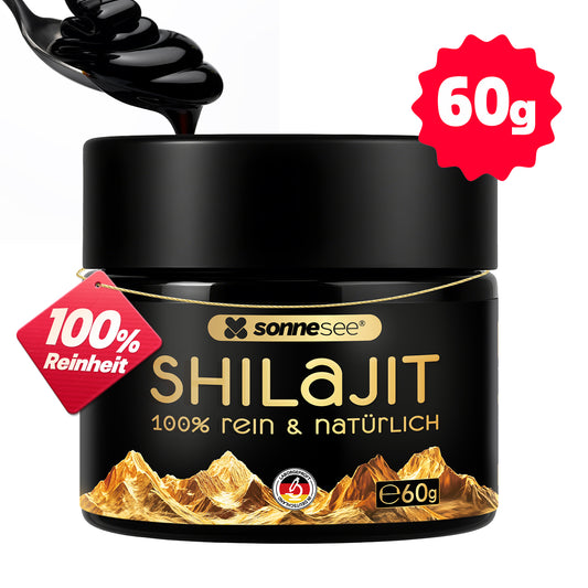 Sonnesee® Shilajit Harz – 100% rein & natürlich | 60 g