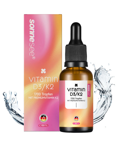 Sonnesee®  Vitamin D3/K2 Tropfen Lemon