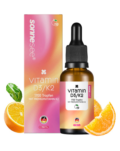 Sonnesee®  Vitamin D3/K2 Tropfen Lemon