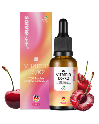 Sonnesee®  Vitamin D3/K2 Tropfen Lemon
