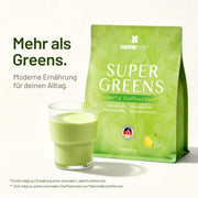 SUPER GREENS für einen bewussten Alltag  Pflanzenstoffe · Ballaststoffe · Leber & Stoffwechsel · Spurenelemente