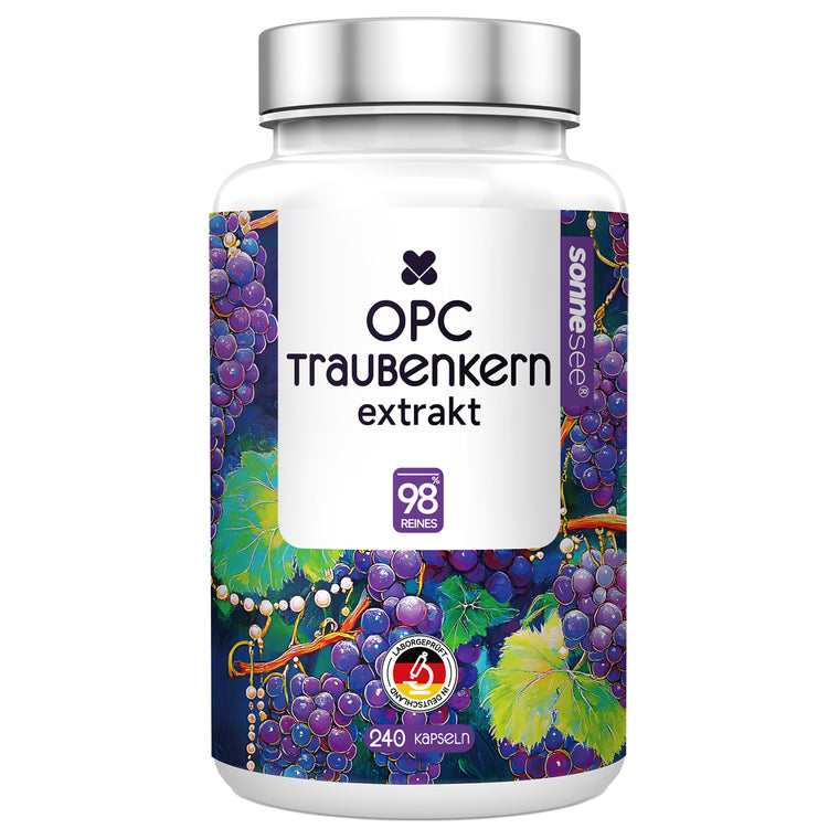 240 OPC Kapseln – Aus europäischen Premium-Traubenkernen
