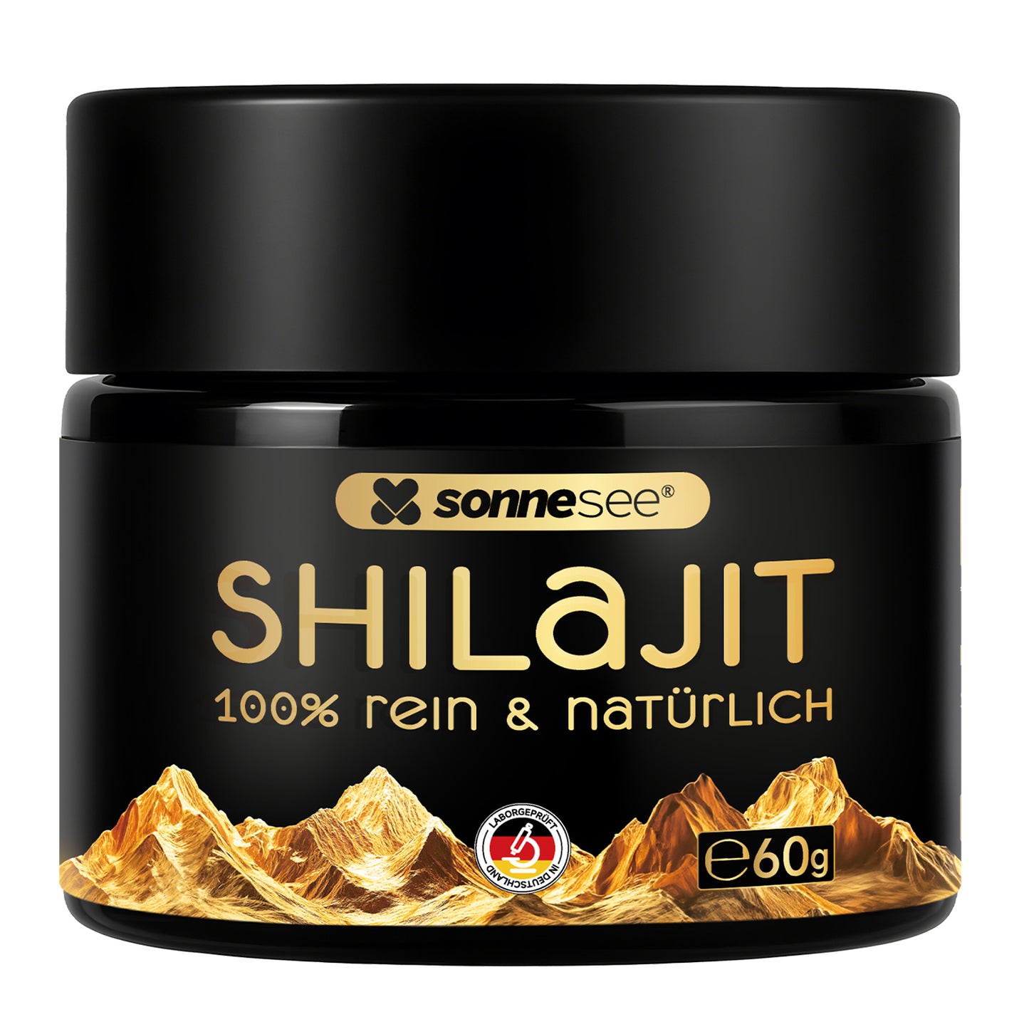 Sonnesee® Shilajit Harz – 100% rein & natürlich | 60 g