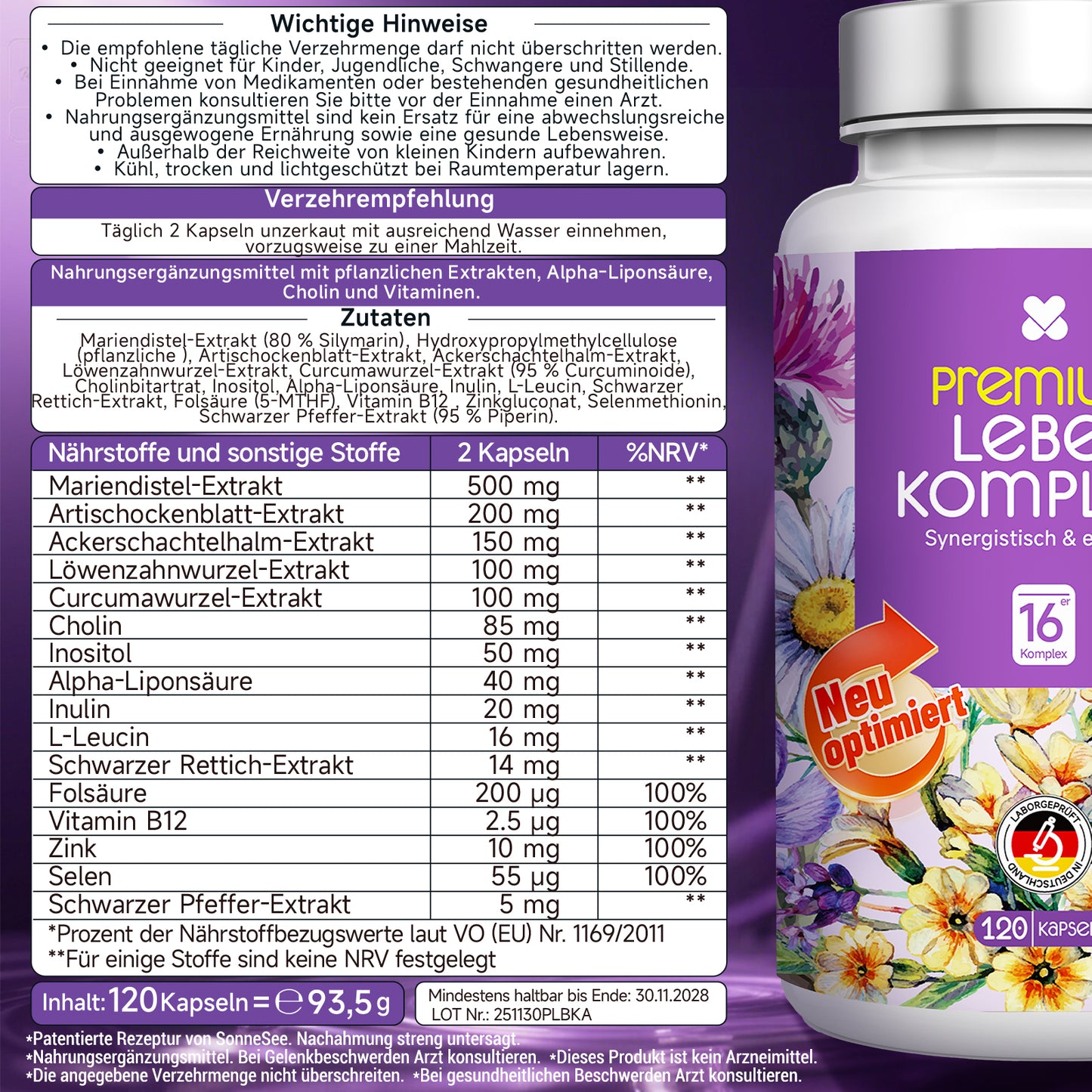 premium leber kur komplex 16 in 1