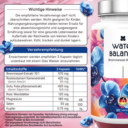 Wasserbalance Komplex Brennnessel 90  Kapseln