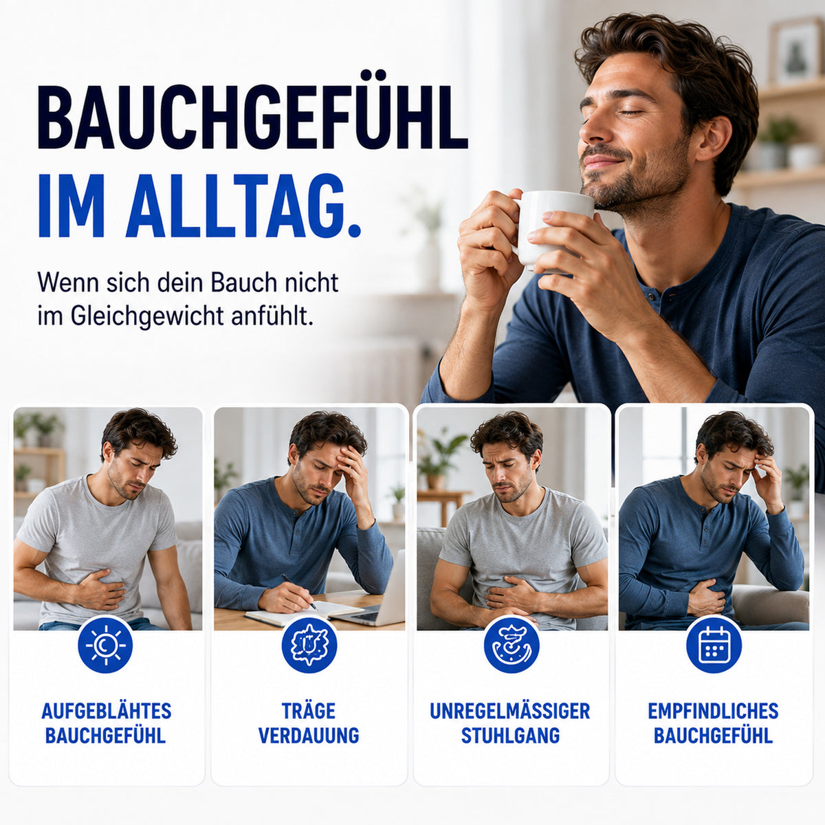 25 Bakterienkulturen + 30 Mrd. KBE – Darmflora Pulver mit Präbiotika, Enzymen, Zink & Biotin – 30 Tagesportionen – Sonnesee Mikrobiom Balance 25