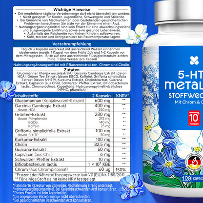 5-HTP MetaLine mit Chrom & Cholin
