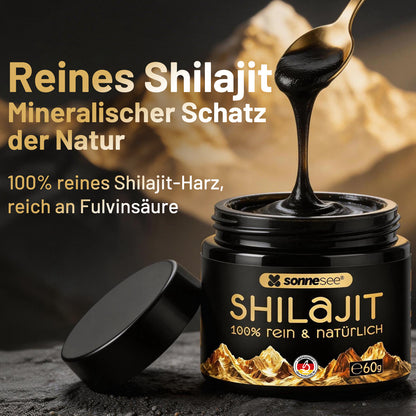 Sonnesee® Shilajit Harz – 100% rein & natürlich | 60 g