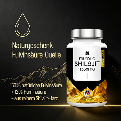 Sonnesee Mumijo Shilajit 1350 mg – Hochdosierter Naturstoff für deine tägliche Routine