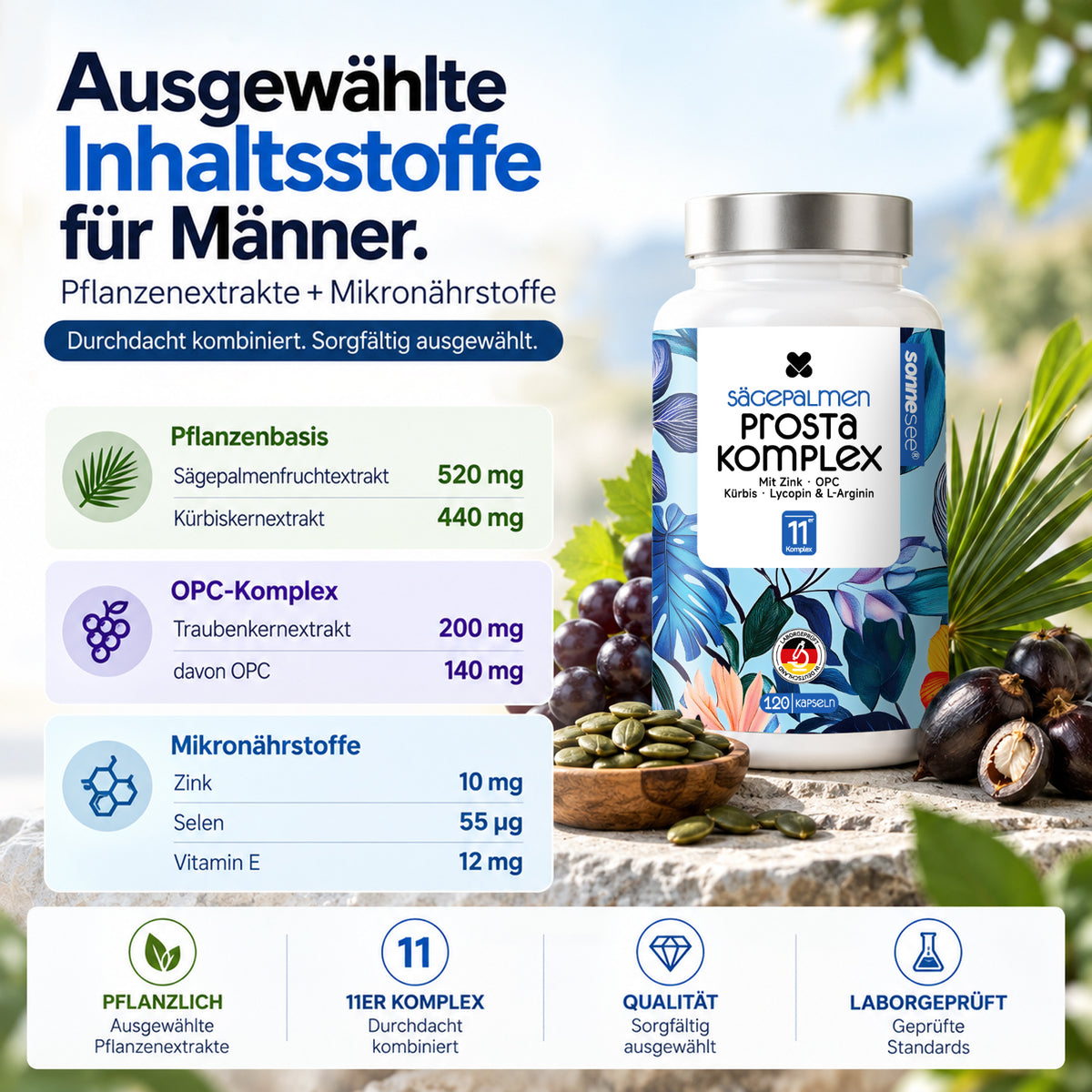 Sonnesee Sägepalmen Männer Komplex