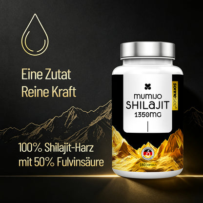Sonnesee Mumijo Shilajit 1350 mg 180 Kapseln