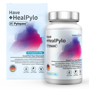 Have HealPylo mit Pylopass™ | Für das Diätmanagement bei Helicobacter pylori | 400 mg pro Tag | 60 Kapseln