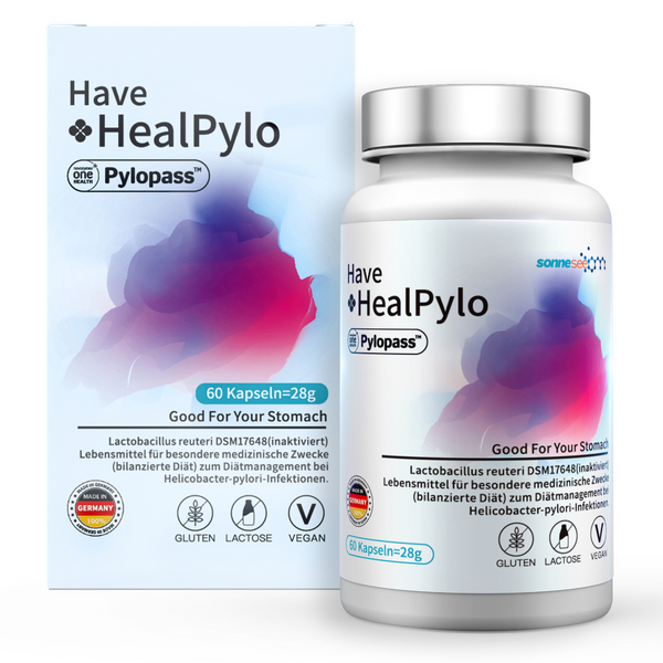 sonnesee HealPylo Pylopass gegen Helicobacter pylori Lactobacillus Probiotic