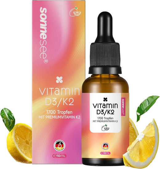 Sonnesee®  Vitamin D3/K2 Tropfen Lemon