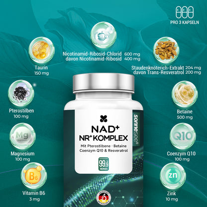 NAD⁺ NR Komplex 90 Kapseln
