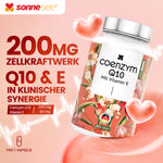 Sonnesee Coenzym Q10 120 Kapseln hochwertiges 4 Monate Vorrat mit Vitamin E 50mg aus pflanzlicher Fermentation Vegan