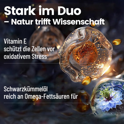 Sonnesee® Schwarzkümmelöl 1200 mg + Vitamin E | 300 Kapseln |