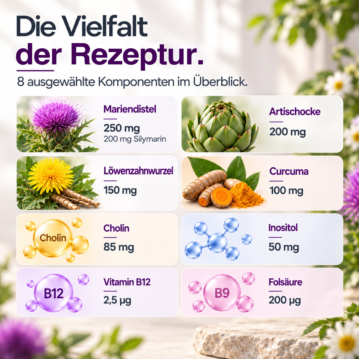 Sonnesee Leber Komplex mit Mariendistel und Cholin, 120 Kapseln – Bild 8