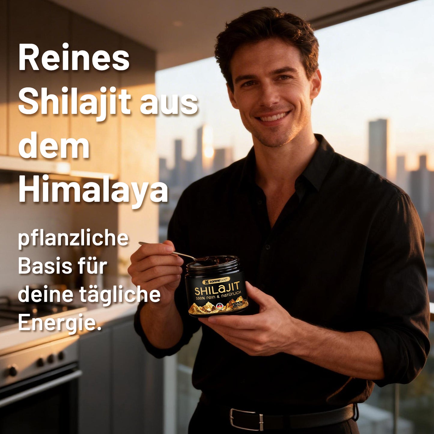 Sonnesee® Shilajit Harz – 100% rein & natürlich | 60 g