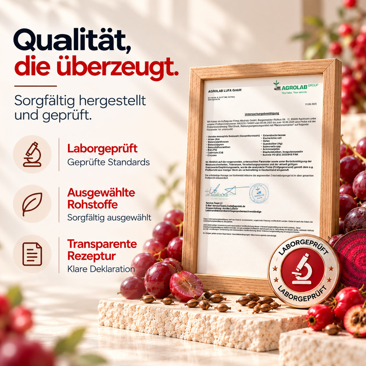 Sonnesee Komplex mit L-Arginin, Magnesium und Q10, 120 Kapseln – Bild 7