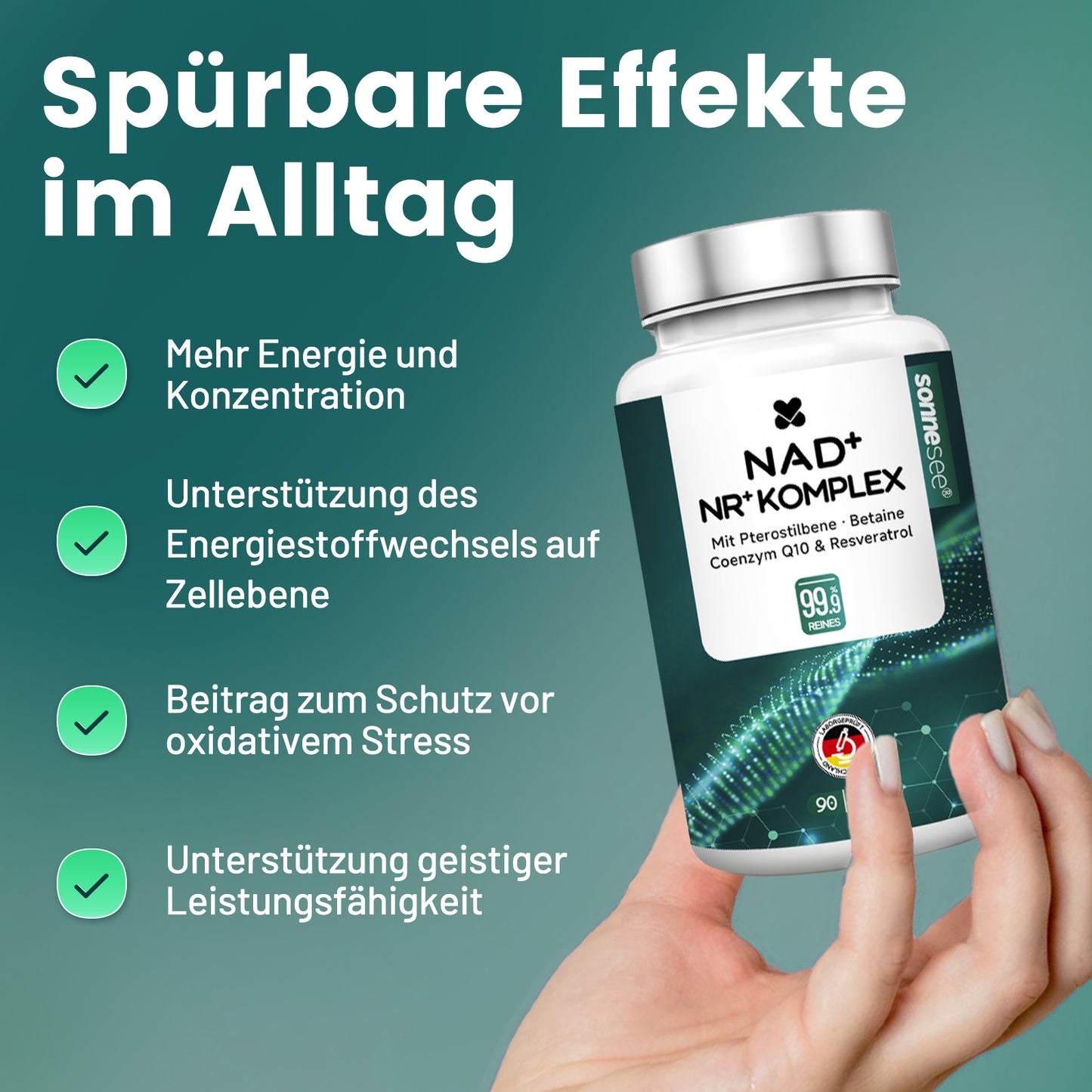 NAD⁺ NR Komplex 90 Kapseln