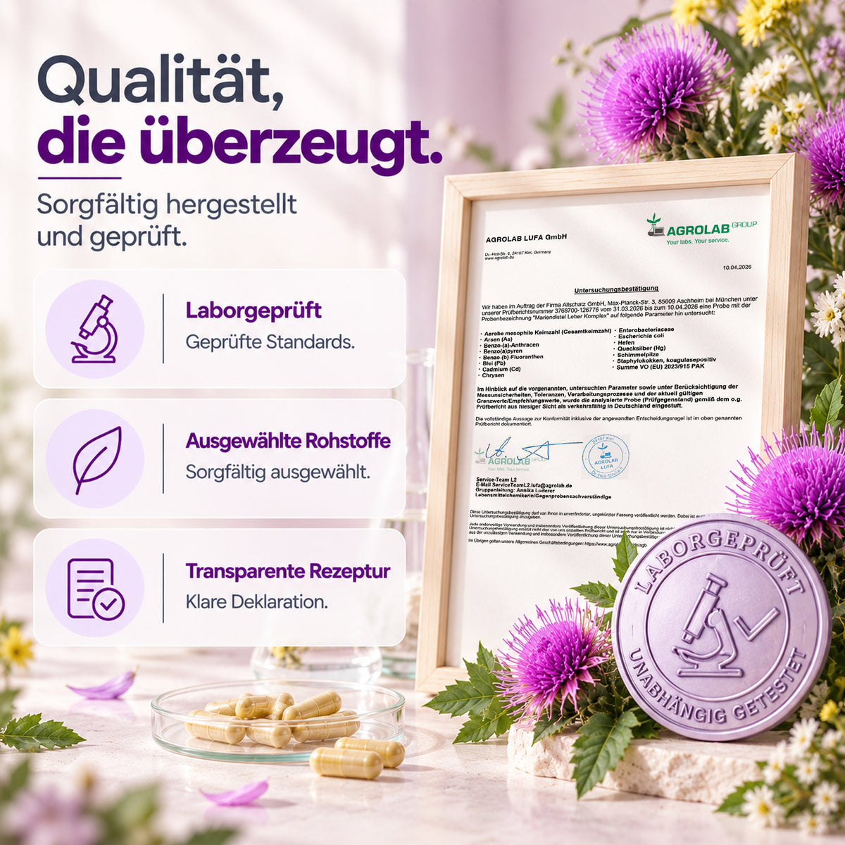 Sonnesee Leber Komplex mit Mariendistel und Cholin, 120 Kapseln – Bild 11