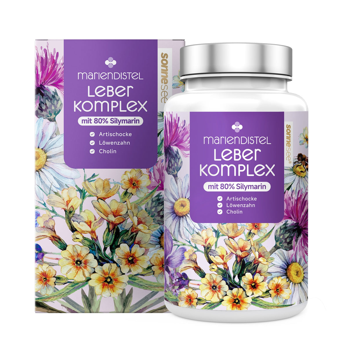 Sonnesee Leber Komplex mit Mariendistel und Cholin, 120 Kapseln – Bild 12