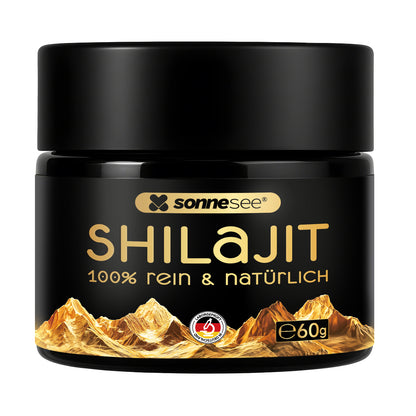 Sonnesee® Shilajit Harz – 100% rein & natürlich | 60 g