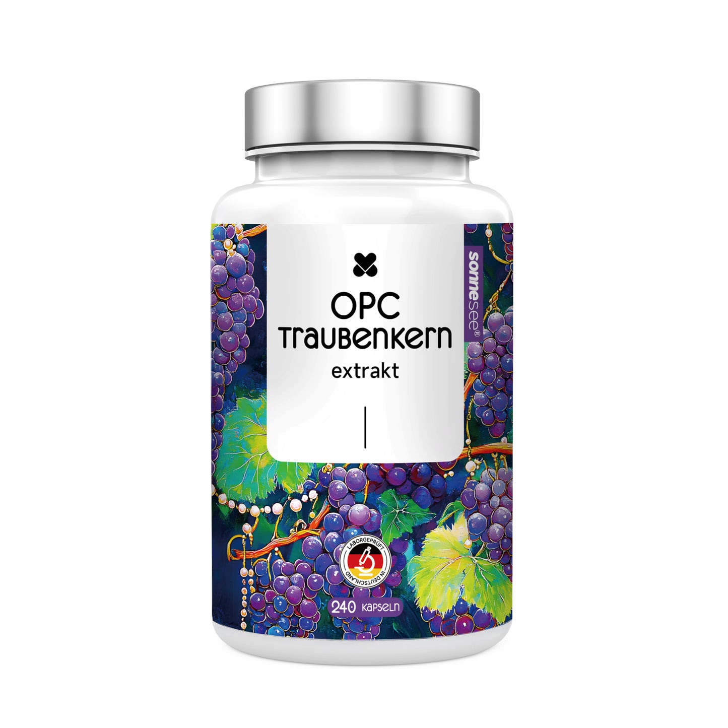 240 OPC Kapseln – Aus europäischen Premium-Traubenkernen
