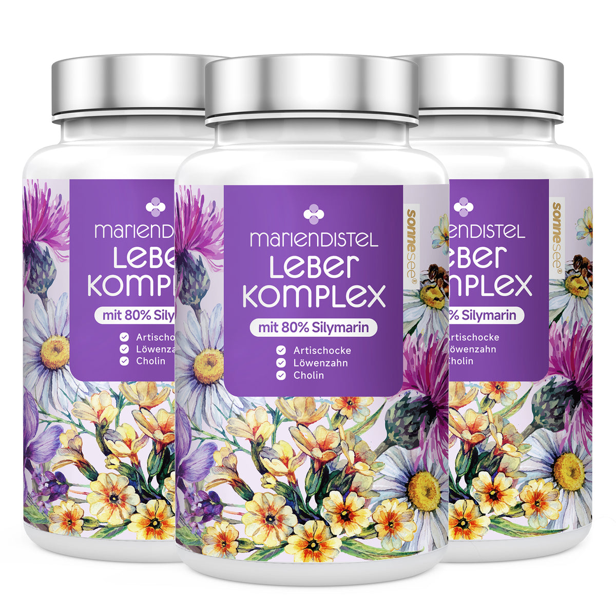 Sonnesee Leber Komplex mit Mariendistel und Cholin, 120 Kapseln – Bild 13