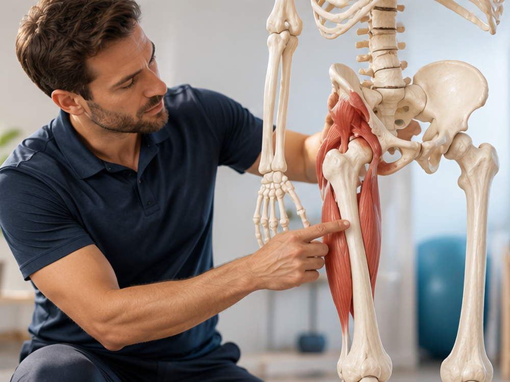 Anatomisches Modell von Skelett Muskeln und Gelenken
