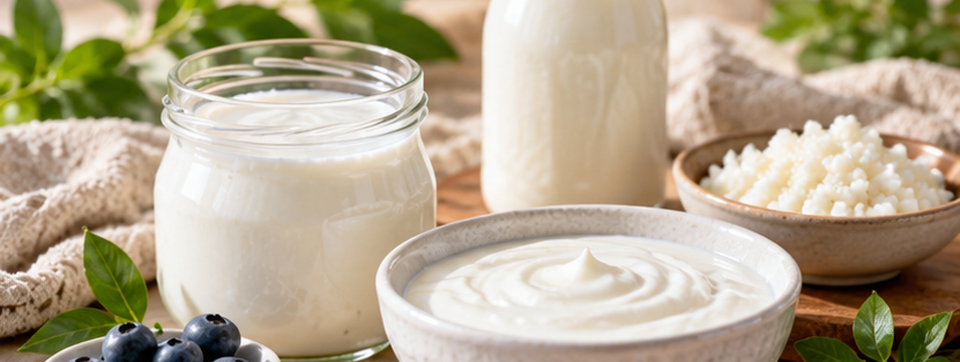 Fermentierte Milchprodukte als illustrative Umgebung für Bifidobacterium lactis