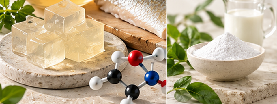 Illustrative wissenschaftliche Darstellung zum biochemischen Kontext von Glycin