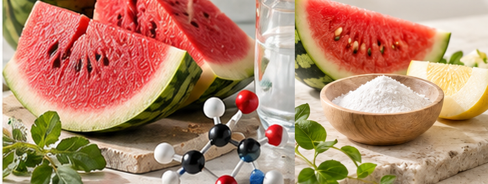 Illustrative wissenschaftliche Darstellung zum biochemischen Kontext von L-Citrullin
