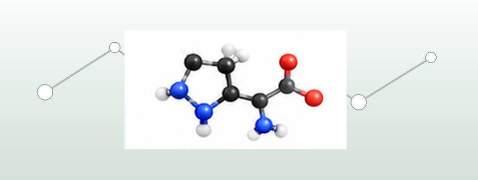 Illustrative wissenschaftliche Darstellung zum biochemischen Kontext von L-Histidin