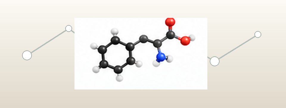 Illustrative wissenschaftliche Darstellung zum biochemischen Kontext von L-Phenylalanin