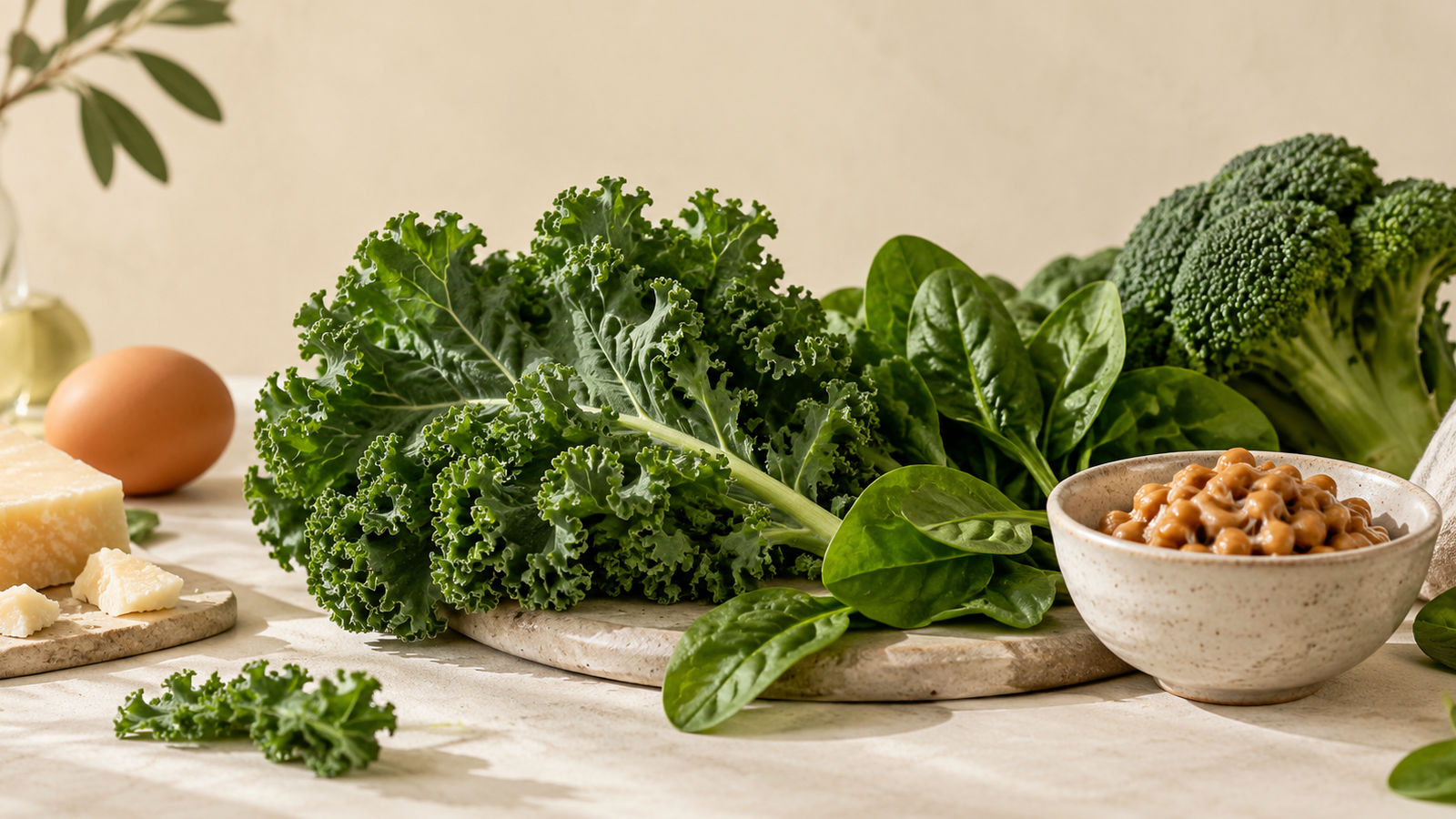 Vitamin K – grünes Gemüse und fermentierte Lebensmittel